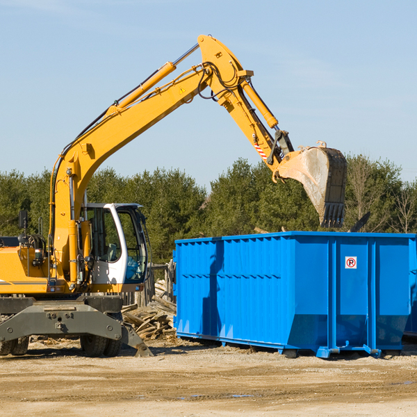 what size residential dumpster rentals are available in Malden Missouri